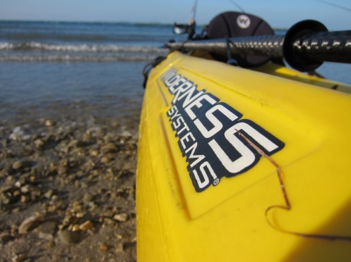 "Beach the boats and look for fish"